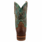 Twisted X - Women's Ginger & Distressed Turquoise 11" Rancher Boots