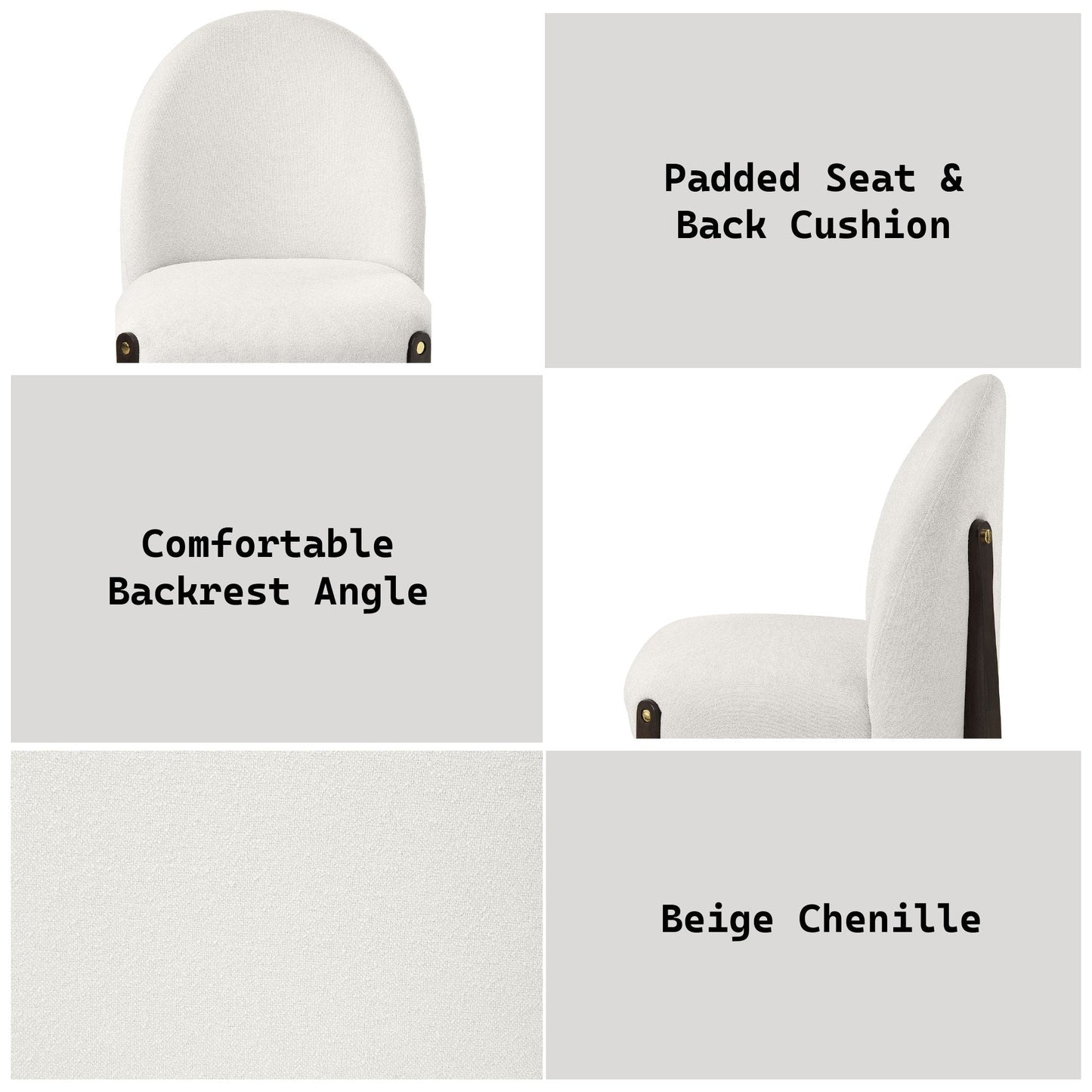 Clayten Side Chair (Set of 2) - Beige