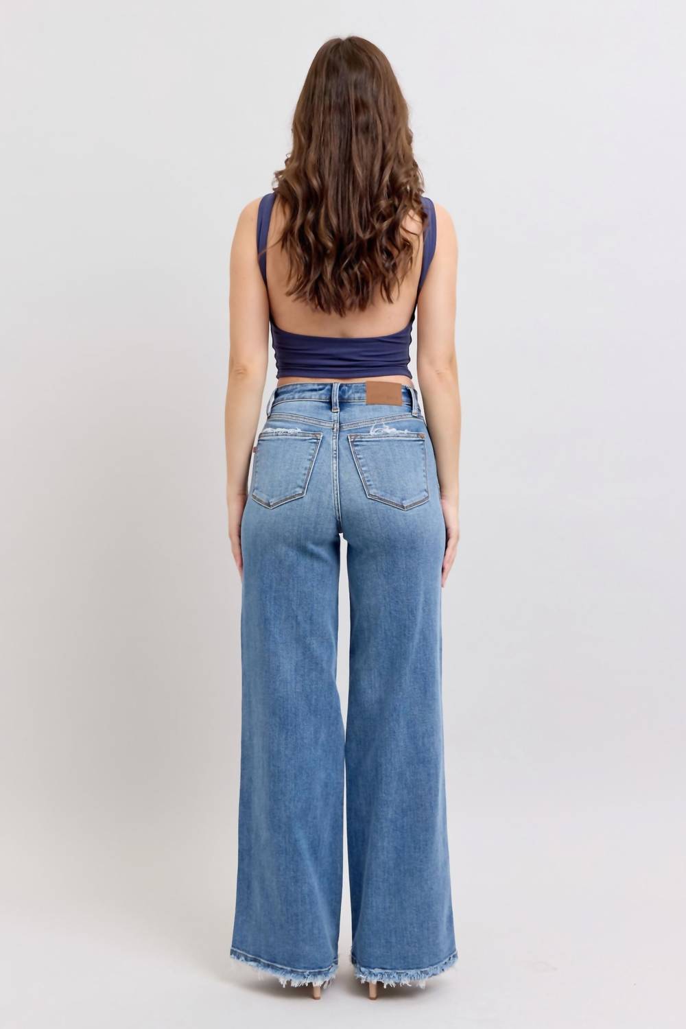 Judy Blue - High Waist Retro Wide Fit Jeans