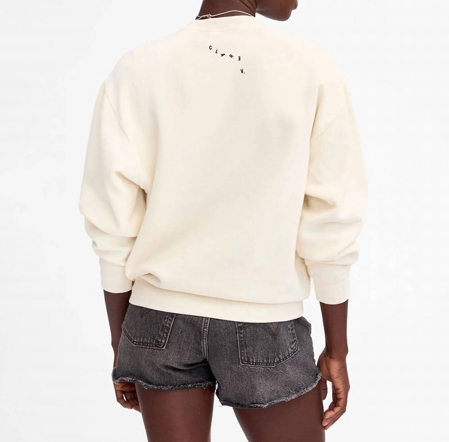 Clare V. - Oversized Sweatshirt with Le Sex