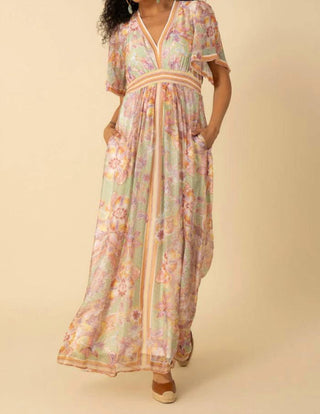 Hale Bob - Vestido maxi de chiffon Jaliyah