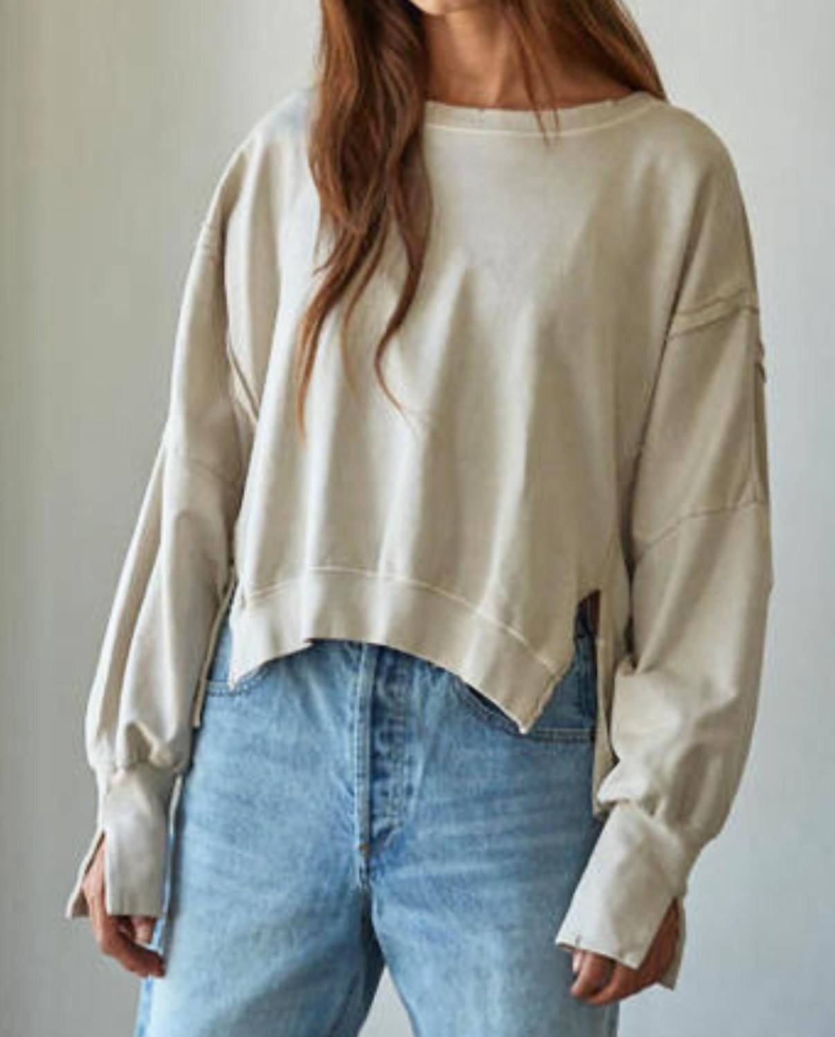 By Together - Everyday High Low Slit Pullover