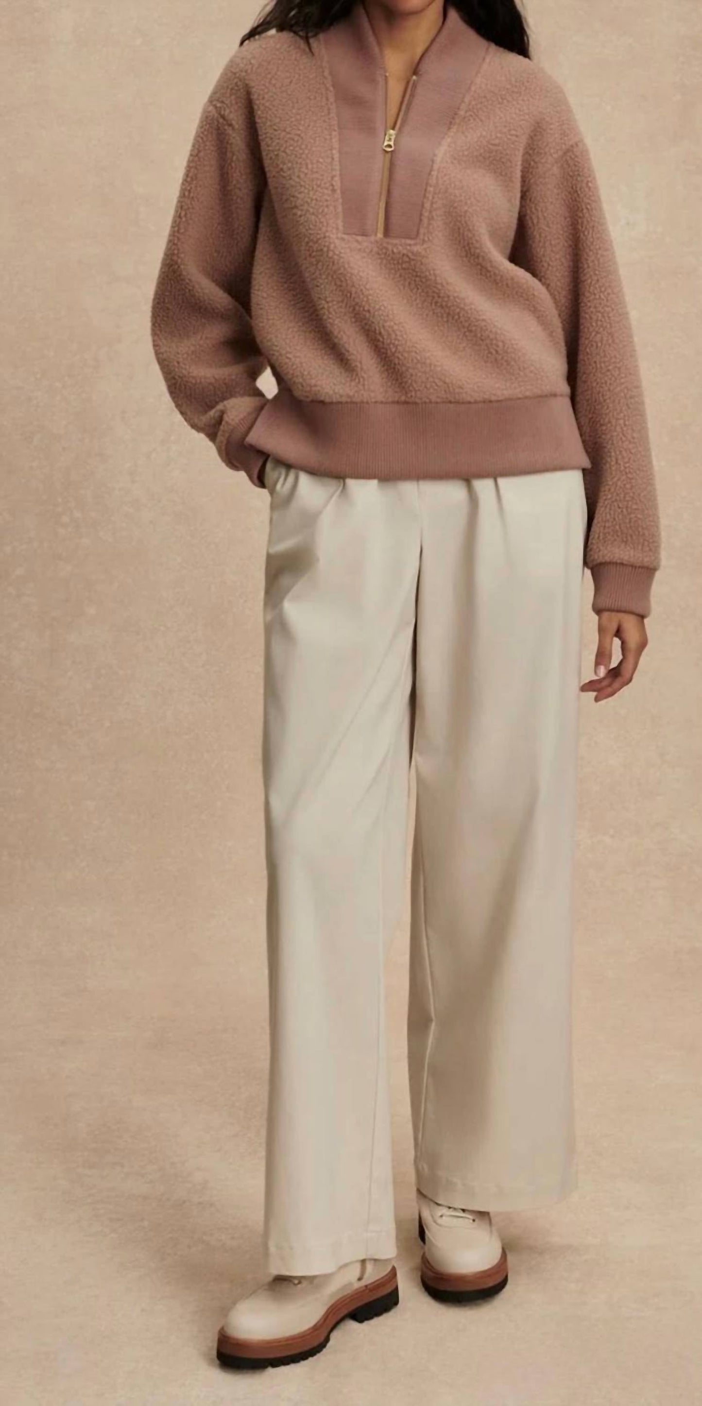 Varley - Mumford Half-zip Fleece Sweater