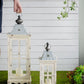 Wooden Candle Lantern Decorative Hurricane Lantern Holder