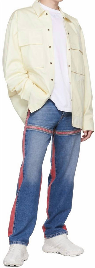 Diesel - Calça jeans reta de cintura média D-mand