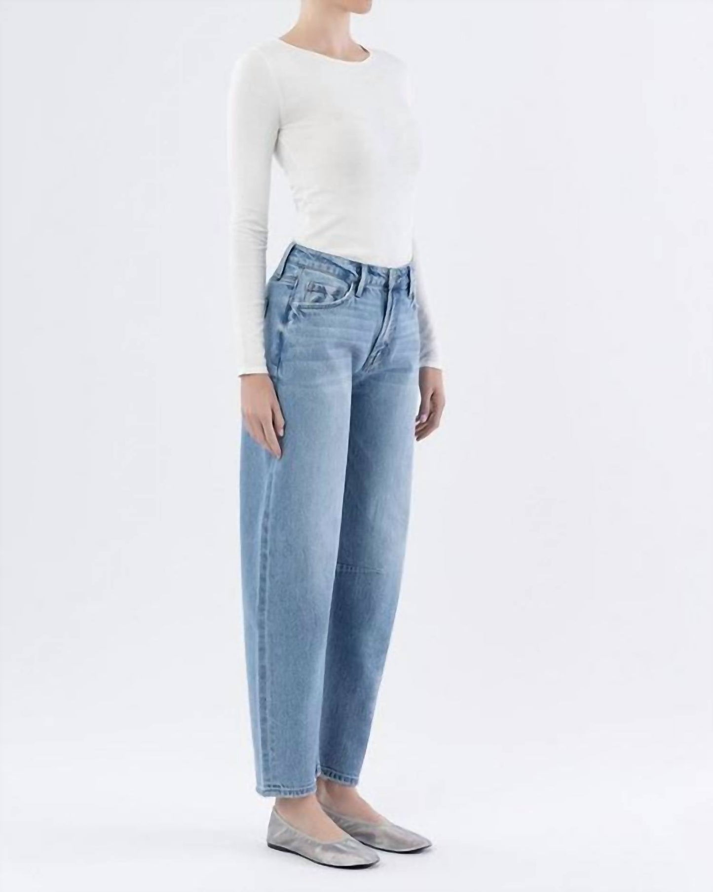 Cello - Vervet High Rise Wide Barrel Jeans