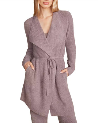 Barefoot Dreams - Cardigan Cozychic Lite com amarração na cintura