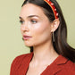 Hello Edie - Velvet Ultra Slim Embellished Headband