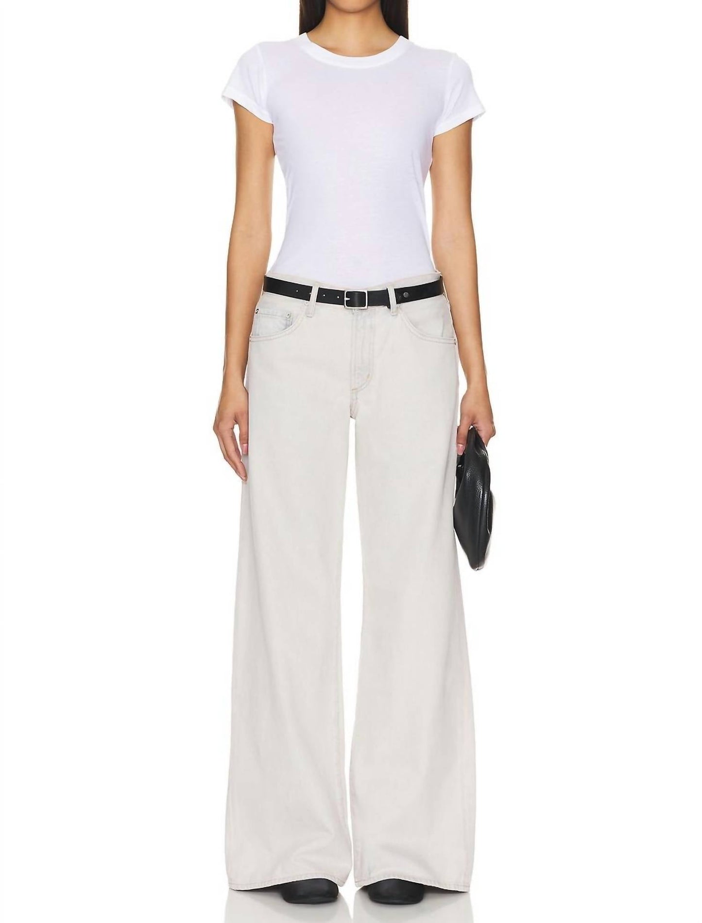 Agolde - Clara Calça Jeans Perna Larga