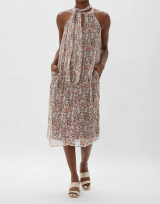 Vestido Moore Column Ecru