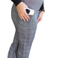 Julia Rose - Felicity Plaid Bootcut Leggings