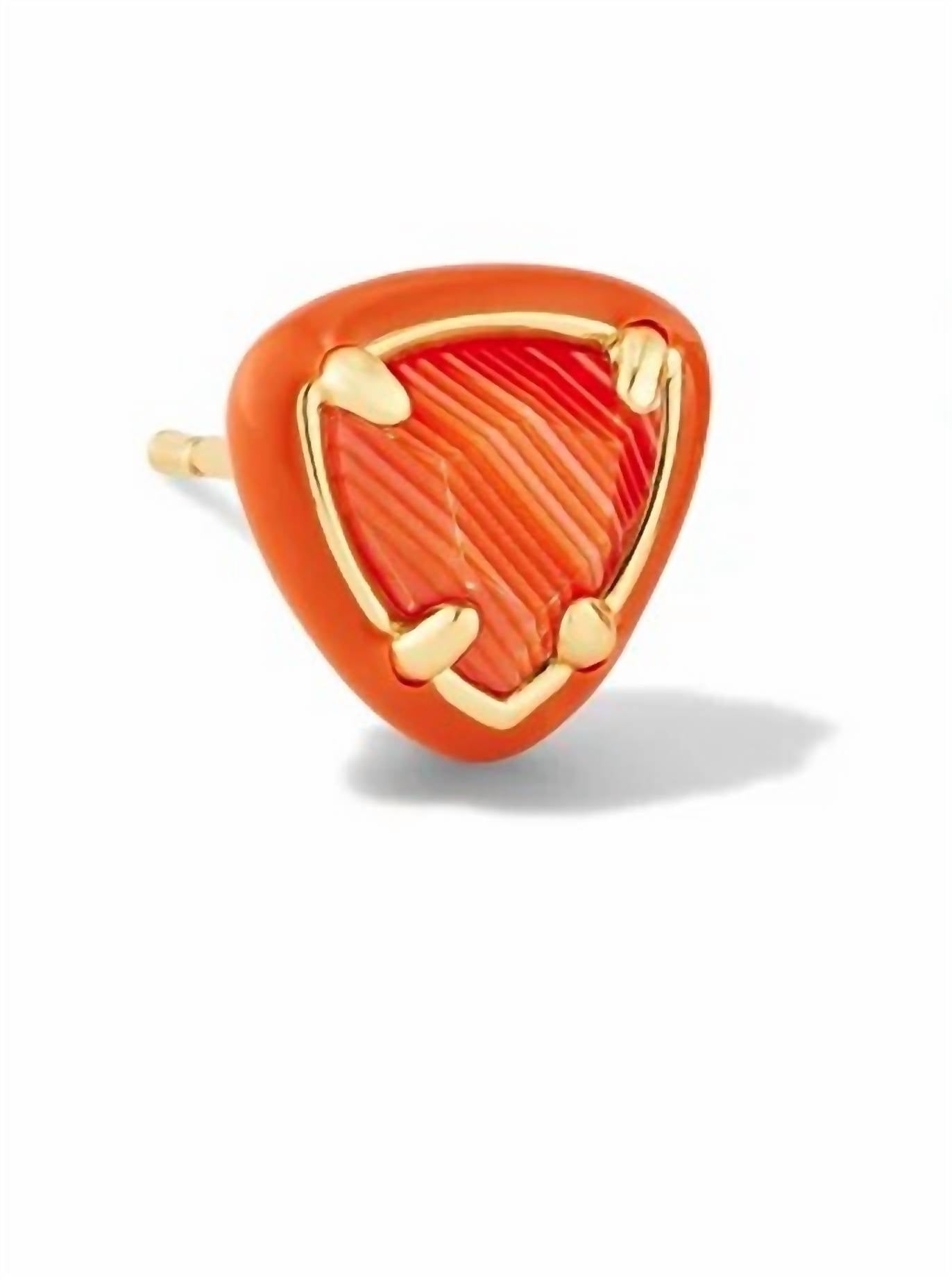 Kendra Scott - Arden Gold Enamel Framed Stud Earrings