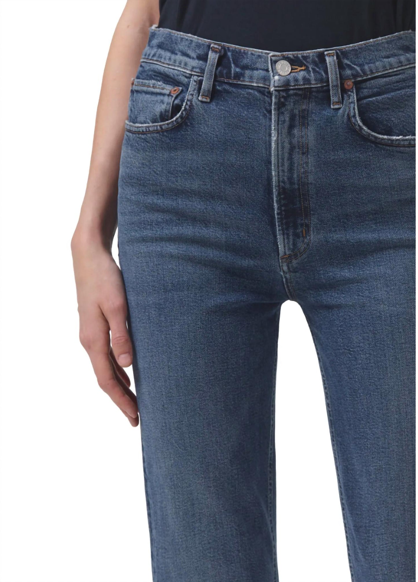 Agolde - High Rise Stovepipe Jeans