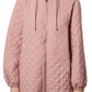Bernardo Women's Quilted Swing Coat in putty pink