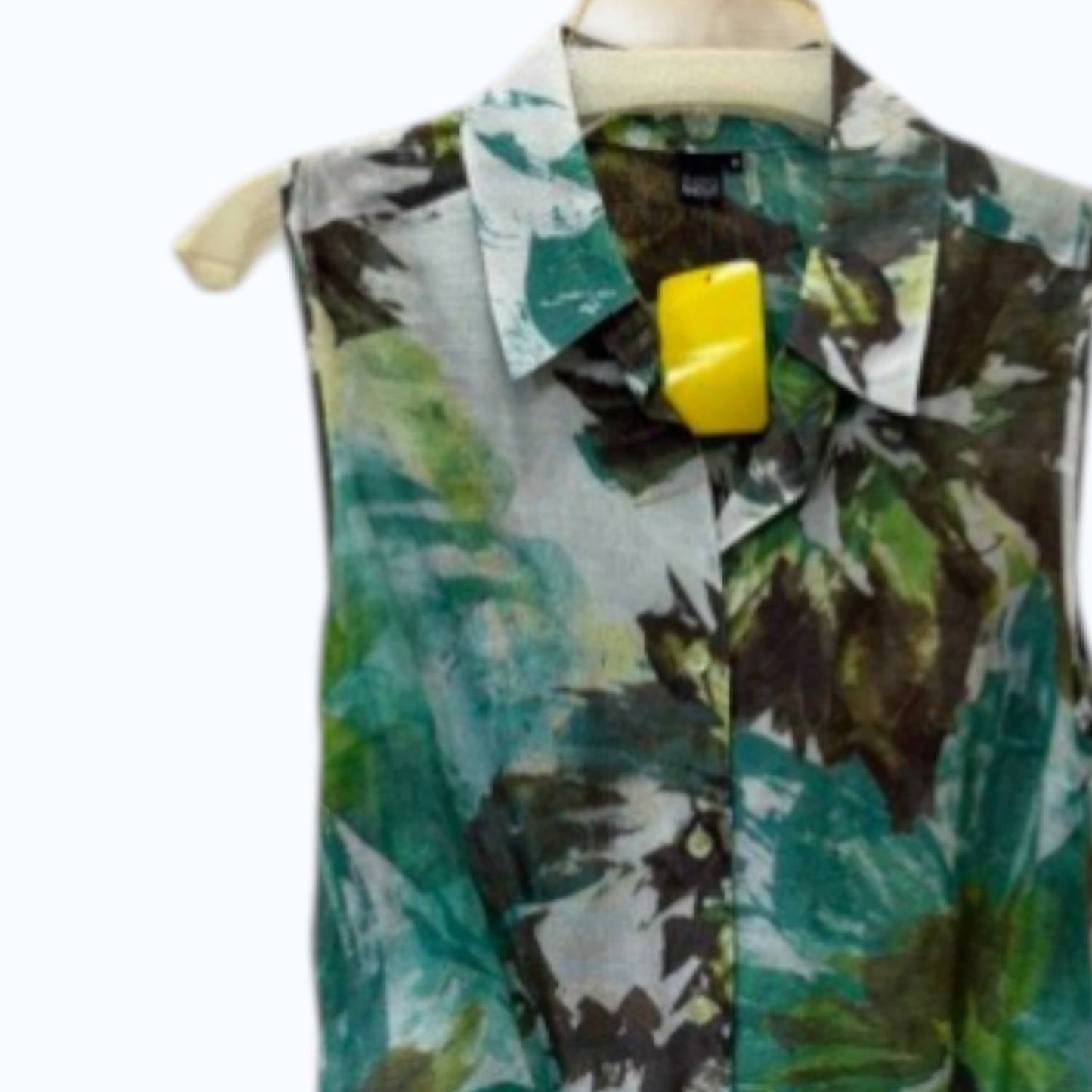 600 West - Women's Tibet Tie Front Sleeveless Blouse