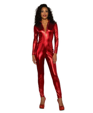Macacão Pizazz Feminino Vermelho Tamanho Grande