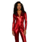 Macacão Pizazz Feminino Vermelho Tamanho Grande