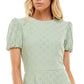 Vestido Mini Ilhós Speechless Junior Verde Tamanho Pequeno