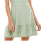 Vestido Mini Ilhós Speechless Junior Verde Tamanho Pequeno