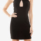 Vestido de crepe sem alças Speechless Junior's Scuba, preto, tamanho extragrande