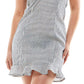 Vestido listrado com argola em O e alças finas Speechless Junior's, tamanho XX-S