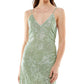 Vestido curto de lantejoulas Speechless Junior's verde tamanho X-Large
