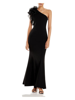 Vestido feminino Aidan By Aidan Mattox, preto, tamanho 12