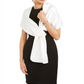 Adrianna Papell Xale Feminino Branco Tamanho Regular