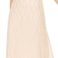 Vestido longo feminino Adrianna Papell, manga curta, com sobreposição, marrom, tamanho 16
