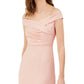 Vestido de crepe tomara que caia feminino Adrianna Papell, rosa, tamanho 2