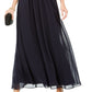 Vestido de chiffon tomara que caia feminino Adrianna Papell, azul, tamanho 6
