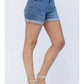 Judy Blue - Mid Rise Slim Shorts