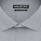 Camisa social listrada slim fit masculina Kenneth Cole, cinza, tamanho 18x18,5