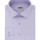 Camisa social listrada masculina Kenneth Cole Reaction Slim Fit roxa tamanho GG