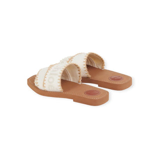 Chloe - Women's Woody Flat Mule