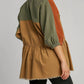 Umgee - Corduroy Color block Jacket With Front Pockets