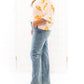 Bibi - Football Pattern Short Sleeve Sweater