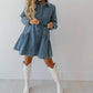 Entro - Long Sleeve Denim Dress