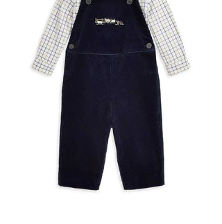Ralph Lauren - Boy's Plaid Shirt & Corduroy Overalls Set