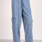 Elan - Chambray Cargo Pants