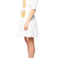 Ciebon - Embroidered Shirt Dress