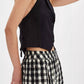 Free People - Get Free Seersucker Pull-on Shorts