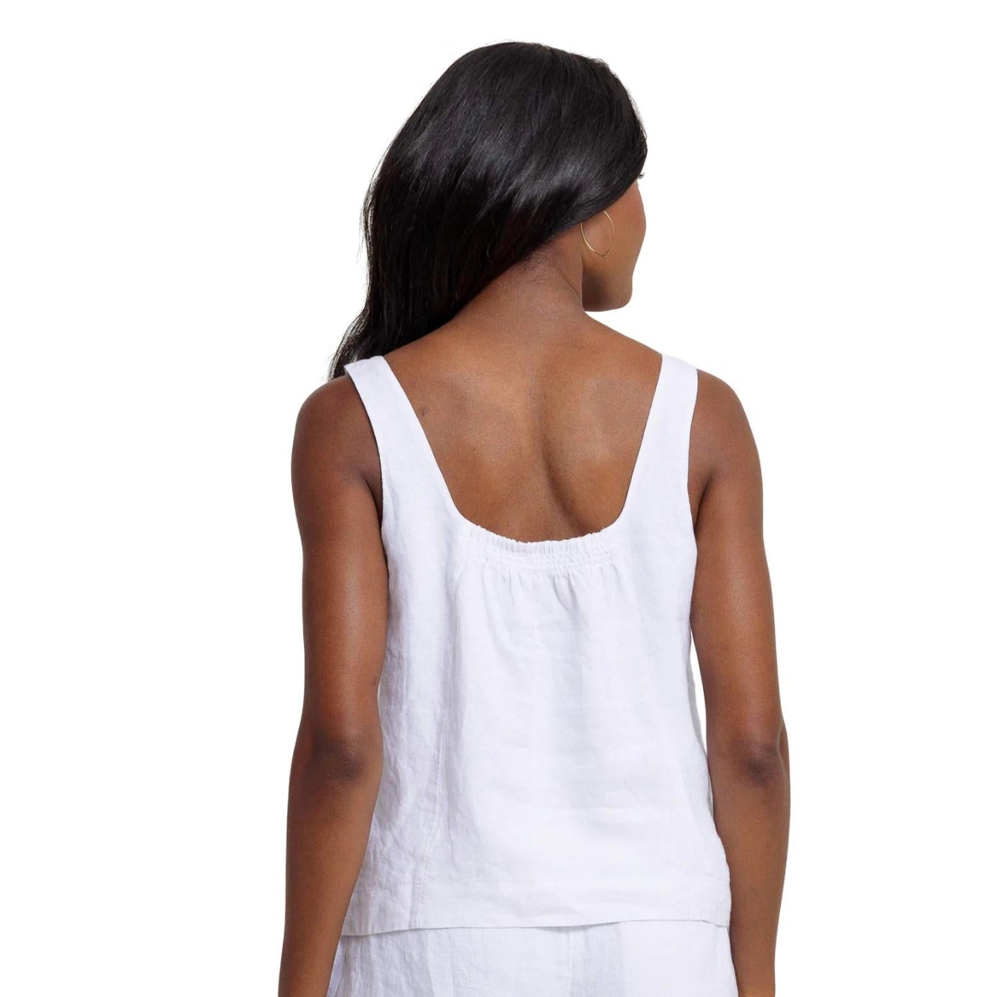 Southern Tide - Verity Linen Square Neck Tank