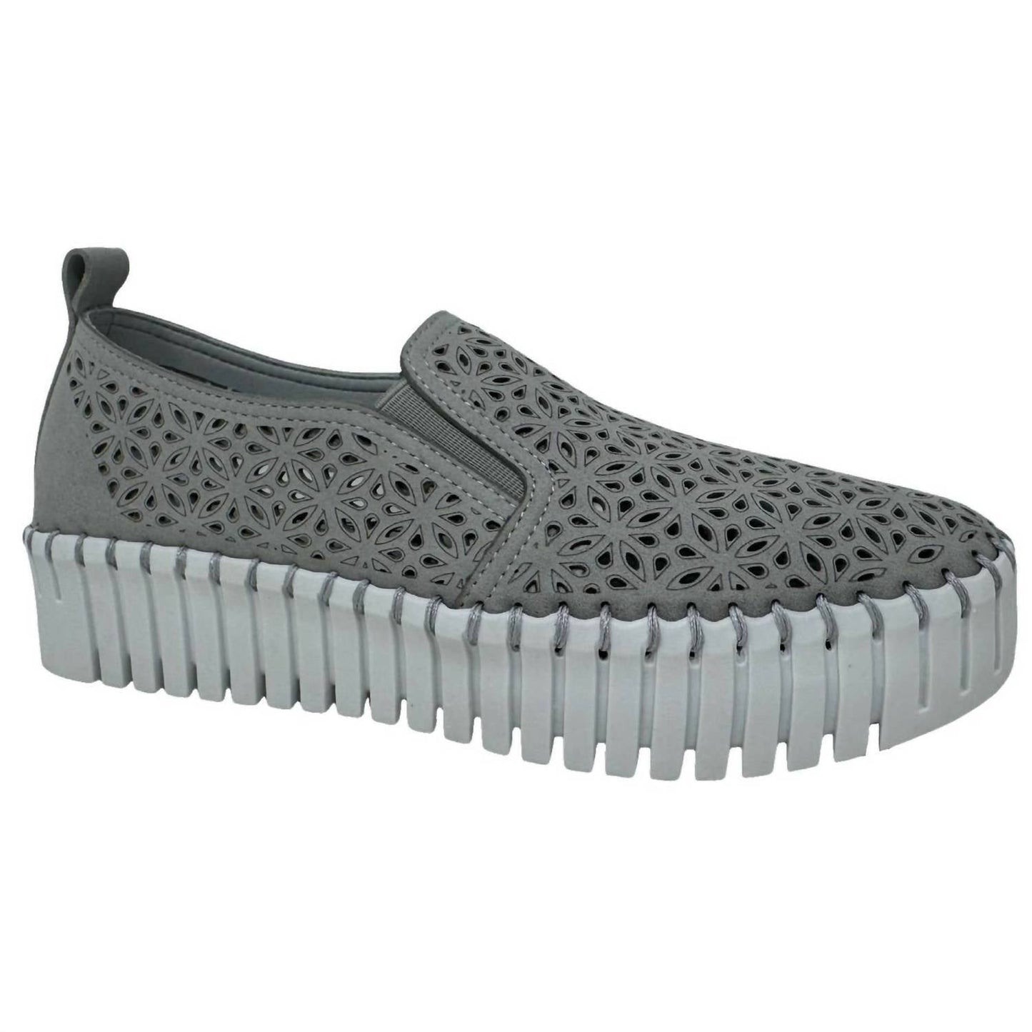 Very G - Women's Nicole Perforated Edge Slip On Sneakers