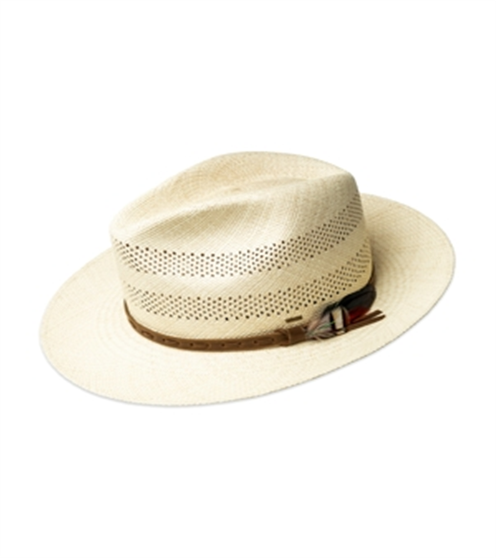 Chapéu de palha Ezra Panamá masculino Bailey Of Hollywood, marrom, tamanho regular