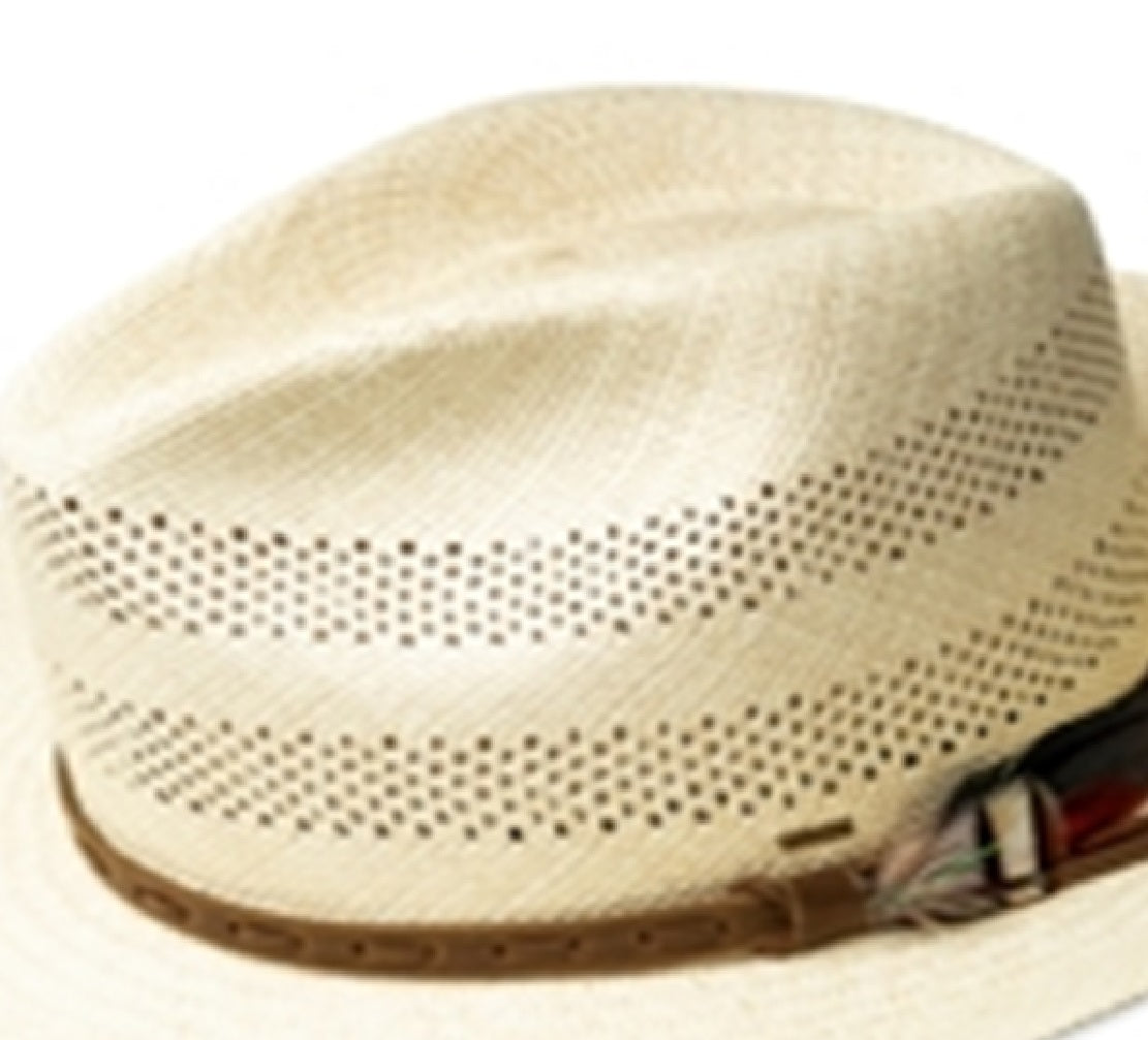 Chapéu de palha Ezra Panamá masculino Bailey Of Hollywood, marrom, tamanho regular