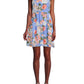 Vince Camuto Women's Floral Print Fit & Flare Dress - Blue