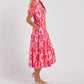 Jude Connally - Portia Puff Sleeve Midi Dress
