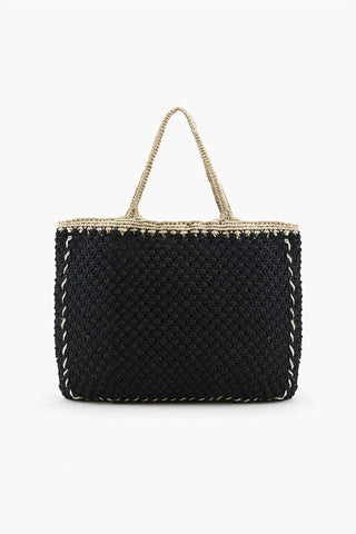America & Beyond - Women's 'poolside' Jute Macrame Tote
