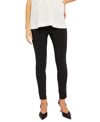 Calça Maternidade Maternidade Feminina The Maia Secret Fit Barriga Skinny Tornozelo Maternidade Preta Tamanho Médio